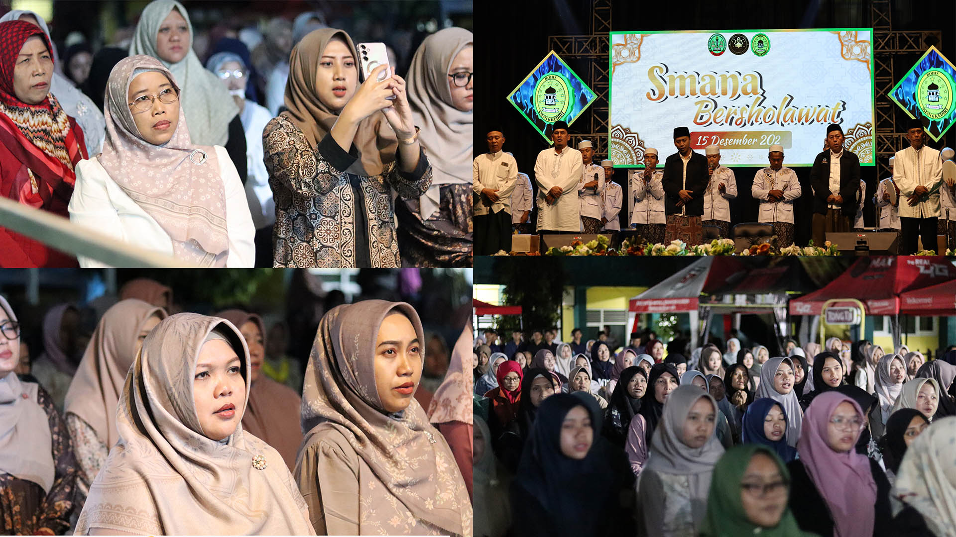 Gambar 🤍✨ SMANA Bersholawat Bersama Gus Irul dan Hadrah At-Tanwir ,Wujud Syukur Milad ke-39 SMA Negeri 6 Kota Kediri