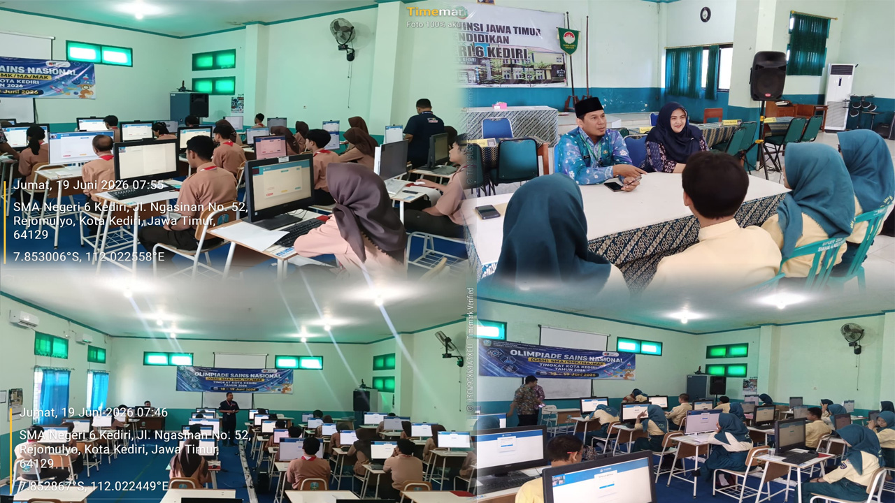 Gambar 🏆 SMA Negeri 6 Kota Kediri Ikuti OSNK 2026, Siswa Tunjukkan Semangat Kompetisi dan Prestasi
